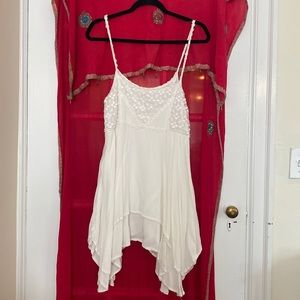 LF White floral dress